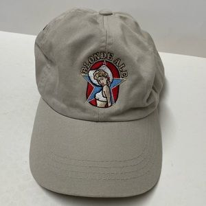 Vintage Blonde Ale SDI Tan Baseball Cap Trucker Cap Hat Pin-up Girl